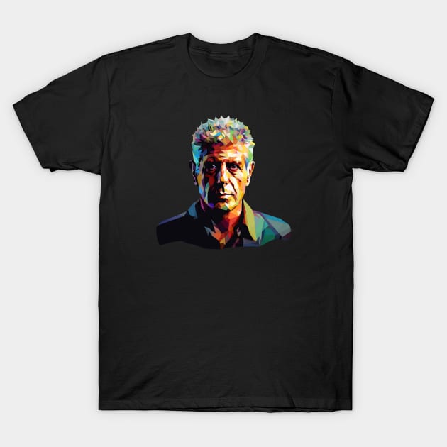 Anthony Bourdain WPAP T-Shirt by dapkus99